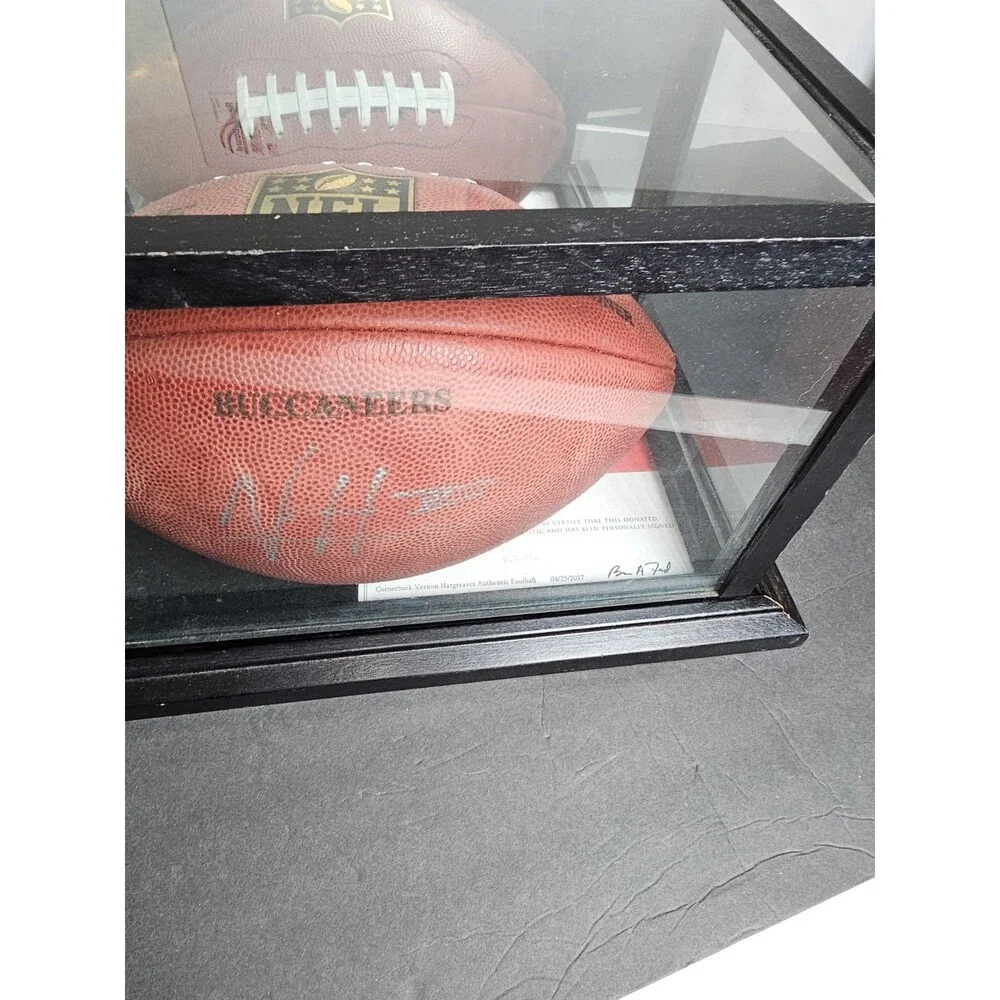 Official Gameball Signed By Cornerback Vernon Hargreaves Of The Tampa Bay...